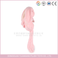 Jouet en peluche de lapin mignon rose longue oreille